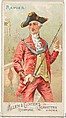Rapier, from the Arms of All Nations series (N3) for Allen & Ginter Cigarettes Brands, Allen & Ginter  American, Commercial color lithograph