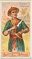 Malay Creese, from the Arms of All Nations series (N3) for Allen & Ginter Cigarettes Brands, Allen & Ginter  American, Commercial color lithograph