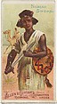 Nubian Sword, from the Arms of All Nations series (N3) for Allen & Ginter Cigarettes Brands, Allen & Ginter  American, Commercial color lithograph