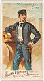 Midshipman's Dirk, from the Arms of All Nations series (N3) for Allen & Ginter Cigarettes Brands, Allen & Ginter  American, Commercial color lithograph