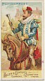 Blunderbuss, from the Arms of All Nations series (N3) for Allen & Ginter Cigarettes Brands, Allen & Ginter American, Commercial color lithograph