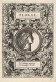 Bust of Florae surrounded by strapwork, from "Deorum dearumque", Hans Vredeman de Vries Netherlandish, Etching