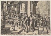 Allegory of the Government of a Wise King, Jacques de Gheyn II  Netherlandish, Engraving; first state of five (New Hollstein)