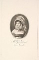 Portrait of Madame Gavaudan, Augustin de Saint-Aubin  French, Engraving
