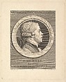 Portrait of François Dumont, Augustin de Saint-Aubin French, Etching and engraving; third state of three (Bocher)
