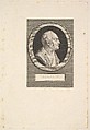 Portrait of Prosper Jolyot de Crébillon, Augustin de Saint-Aubin French, Etching and engraving; third state of four (Bocher)