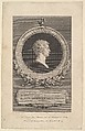 Portrait of De Larive, Augustin de Saint-Aubin French, Etching and engraving; sixth state of seven (Bocher)