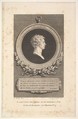 Portrait of De Larive, Augustin de Saint-Aubin  French, Etching and engraving; sixth state of seven (Bocher)