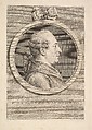 Portrait of P.A. Caron de Beaumarchais, Augustin de Saint-Aubin French, Etching and engraving; second state of two (Bocher)