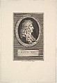 Portrait of Louis XIV, Augustin de Saint-Aubin French, Etching and engraving; fourth state of four (Bocher)