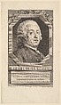 Portrait of Charles George Fenouillot de Falbaire de Quingey, Augustin de Saint-Aubin  French, Etching and engraving; third state of three (Bocher)