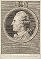 Portrait of Jean-Joseph Cassanea de Mondonville, Augustin de Saint-Aubin French, Engraving; fourth state of four (Bocher)