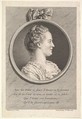 Portrait of Madame de Pompadour (Madame Le Normant d'Estiolles), Augustin de Saint-Aubin (French, Paris 1736–1807 Paris), Etching; second state of three (Bocher)