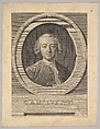Portrait of Claude Adrien Helvétius (1715–1771), Augustin de Saint-Aubin French, Engraving, third state of six (Bocher)