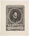 Portrait of Michel de Montaigne, Augustin de Saint-Aubin  French, Etching and engraving; fifth state of five (Bocher)