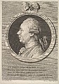 Portrait of André Danican Philidor, Augustin de Saint-Aubin  French, Etching and engraving; fourth state of four (Bocher)