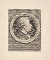 Portrait of Jean-Michel Moreau, Augustin de Saint-Aubin  French, Etching and engraving; third state of three (Bocher)