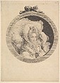 Portrait of La Baronne de Rebecque, Augustin de Saint-Aubin French, Etching and engraving; third state of three (Bocher)