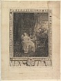 L'Amour a L'Espagnole, Augustin de Saint-Aubin French, Etching and engraving; fifth state of five (Bocher)