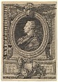 Portrait of Victor Amédée, roi de Sairdaigne, Augustin de Saint-Aubin  French, Etching and engraving; fourth state of four (Bocher)