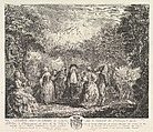 Le Carnaval du Parnasse, After Gabriel de Saint-Aubin (French, Paris 1724–1780 Paris), Etching