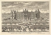Face du grand corps de Logis du Château de Richelieu du côté du Parterre, Adam Perelle  French, Etching