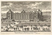 Veüe du Château de Richelieu du Côté du Parc, Adam Perelle  French, Etching