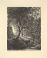 The Herdsman's Cottage, or Sunset, Samuel Palmer  British, Etching; second state of two