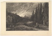 The Early Ploughman, Samuel Palmer  British, Etching; fifth state of nine (probably)