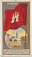 Hamburg, from the City Flags series (N6) for Allen & Ginter Cigarettes Brands, Allen & Ginter  American, Commercial color lithograph
