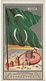 Mecca, from the City Flags series (N6) for Allen & Ginter Cigarettes Brands, Allen & Ginter American, Commercial color lithograph
