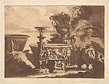 Composition with the Medici Vase, from Recueil de Compositions par Lagrenée Le Jeune (Collection of Compositions by Lagrenée the Younger), Jean Jacques Lagrenée  French, Etching and aquatint