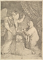The Annunciation, Jean Jacques Lagrenée  French, Etching