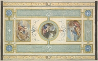 Study for a Ceiling, Jean Jacques Lagrenée  French, Gouache