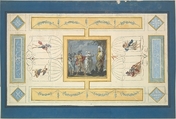 Study for a Ceiling, Jean Jacques Lagrenée French, Gouache