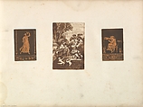 Jeune femme drapée, marchant de gauche à droit, portant un vase de métal (Young draped woman, walking from left to right, carrying a metal vase in the style of red-figure vase painting), most likely from Recueil de Différentes Compositions Frises et Ornements dessinées et gravées à la manière du lavis par La Grenée le Juene Se trouve chez l'Auteur, au Louvre et chez Basan, rue et Hôtel Serpente A Paris, in an album containing Recueil de Compositions par Lagrenée Le Jeune (Collection of Compositions by Lagrenée the Younger), Jean Jacques Lagrenée (French, Paris 1739–1821 Paris), Etching and aquatint, printed in red and black ink