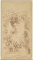Mlle. Conti, from the Actors and Actresses series (N45, Type 1) for Virginia Brights Cigarettes, Allen & Ginter American, Albumen photograph