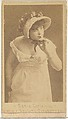 Sadie Cortelyou, from the Actors and Actresses series (N45, Type 1) for Virginia Brights Cigarettes, Allen & Ginter  American, Albumen photograph