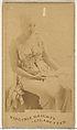 Sadie Martinot, from the Actors and Actresses series (N45, Type 1) for Virginia Brights Cigarettes, Allen & Ginter  American, Albumen photograph