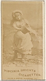 Card 280, Paola Marie, from the Actors and Actresses series (N45, Type 1) for Virginia Brights Cigarettes, Allen & Ginter  American, Albumen photograph