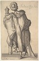 Balthasar, after figure in "The Adoration of the Magi" by Jacques Bellange, Matthäus Merian the Elder  Swiss, Etching