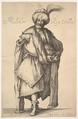 Melchior, after "Three Magi" series by Jacques Bellange, Matthäus Merian the Elder  Swiss, Etching
