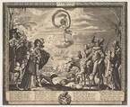 The Fortune of France, Abraham Bosse French, Etching; second state of two