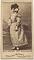 Mily-Meyer, Des Bouffes, from the Actors and Actresses series (N45, Type 1) for Virginia Brights Cigarettes, Allen & Ginter American, Albumen photograph