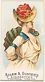 Plate 24, from the Fans of the Period series (N7) for Allen & Ginter Cigarettes Brands, Allen & Ginter American, Commercial color lithograph