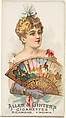 Plate 30, from the Fans of the Period series (N7) for Allen & Ginter Cigarettes Brands, Allen & Ginter American, Commercial color lithograph