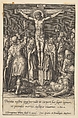 Christ Crucified, Hieronymus (Jerome) Wierix Netherlandish, Engraving; second state of two