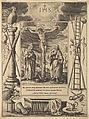 Christ on the Cross, After Antonius Wierix, II (Netherlandish, Antwerp 1555/59–1604 Antwerp), Engraving; first state of four