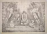 Enoch, William Blake (British, London 1757–1827 London), Modified lithograph printed in relief from a stone; one state