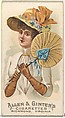 Plate 34, from the Fans of the Period series (N7) for Allen & Ginter Cigarettes Brands, Allen & Ginter American, Commercial color lithograph